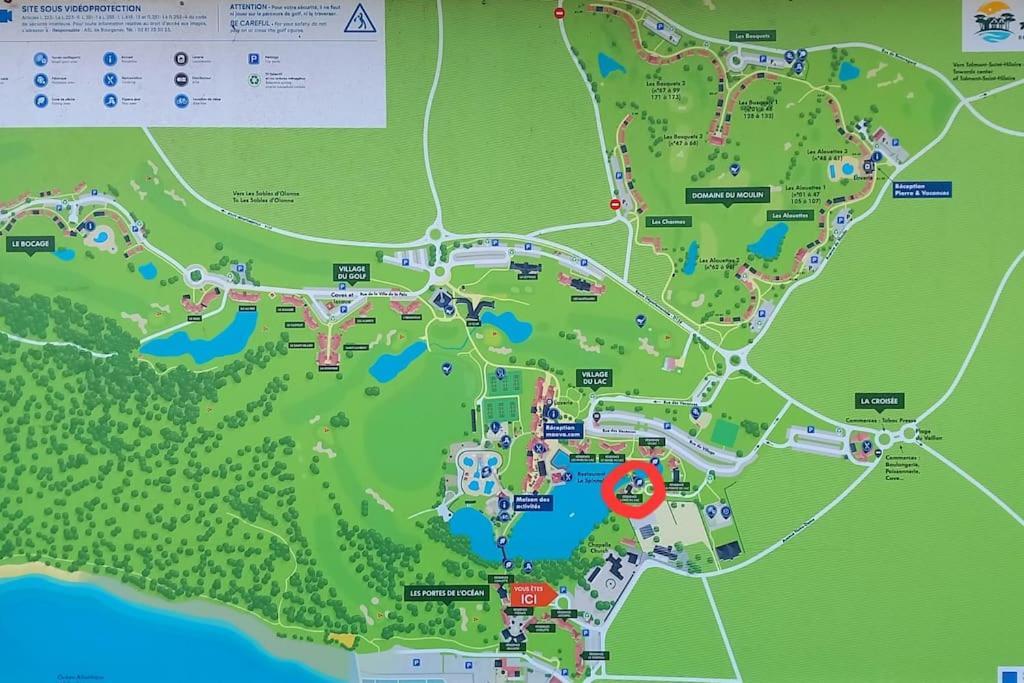 "Le Filet Du Lac" Appartement Atypique, 5 Personnes, Duplex, Vue Lac, Acces Parc Aquatique Gratuit Talmont-Saint-Hilaire 外观 照片