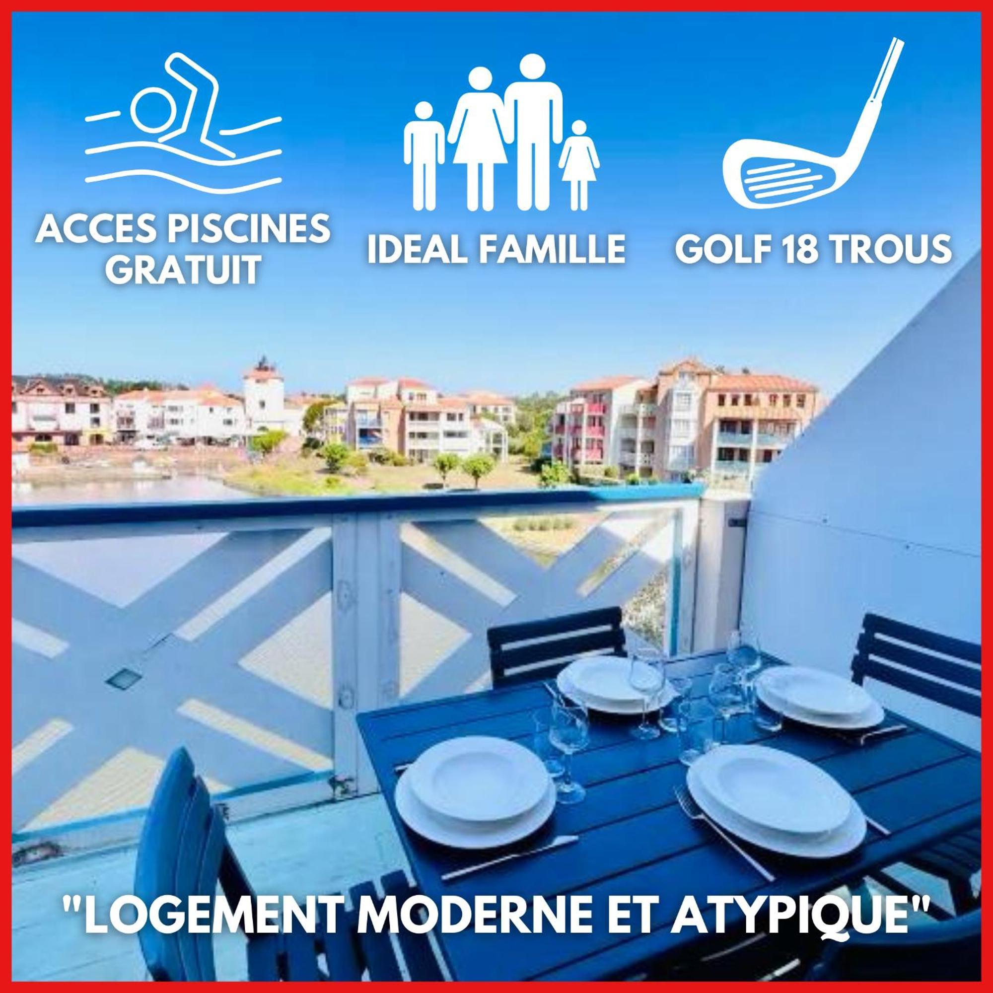 "Le Filet Du Lac" Appartement Atypique, 5 Personnes, Duplex, Vue Lac, Acces Parc Aquatique Gratuit Talmont-Saint-Hilaire 外观 照片